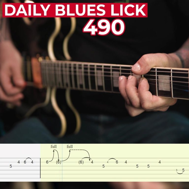 Daily Blues Lick 490