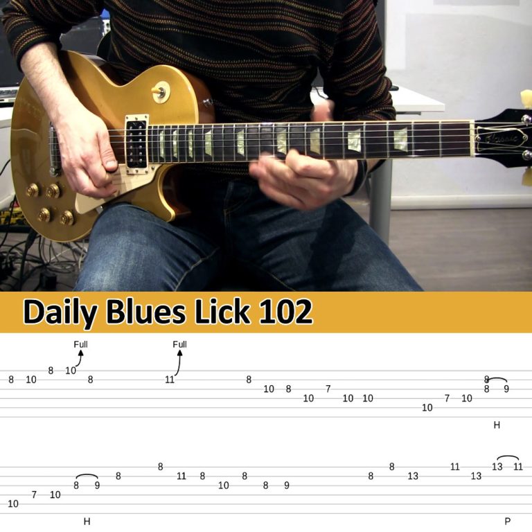 Daily Blues Lick 102