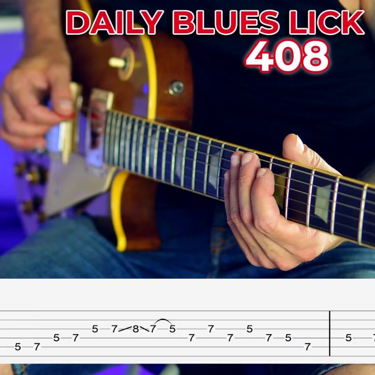 Daily Blues Lick 408
