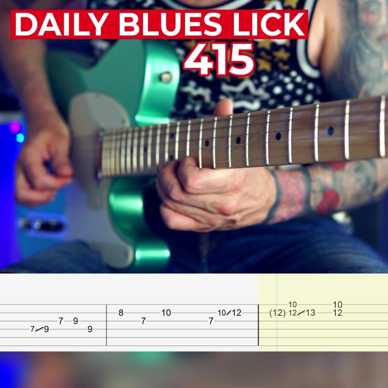 Daily Blues Lick 415