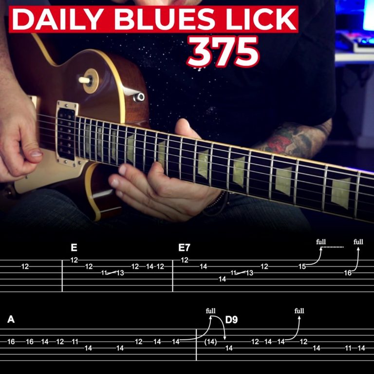 Daily Blues Lick 375