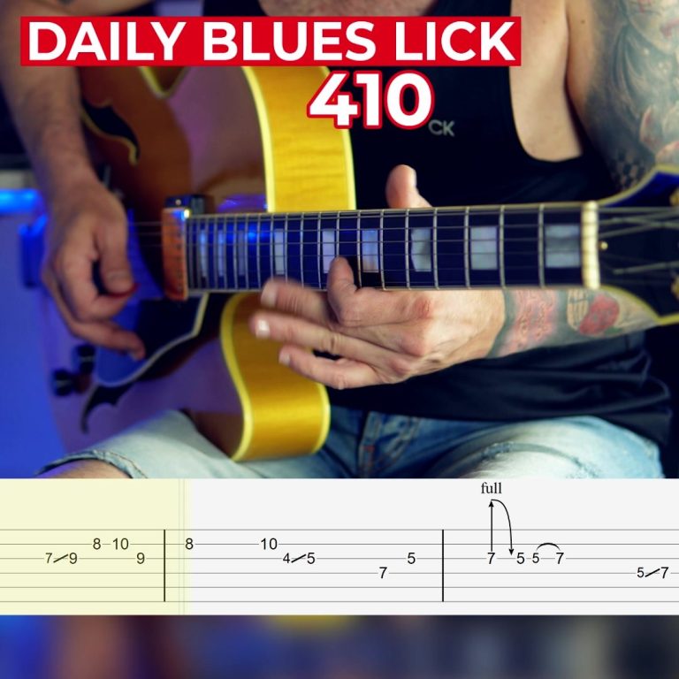 Daily Blues Lick 410