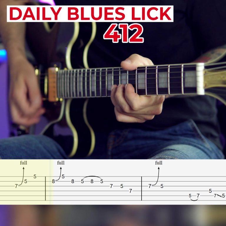 Daily Blues Lick 412