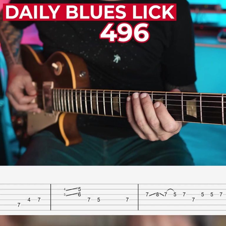 Daily Blues Lick 496