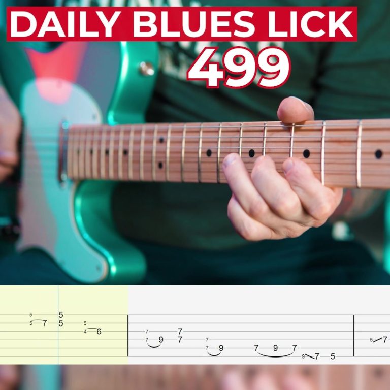 Daily Blues Lick 499