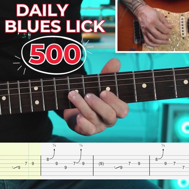Daily Blues Lick 500