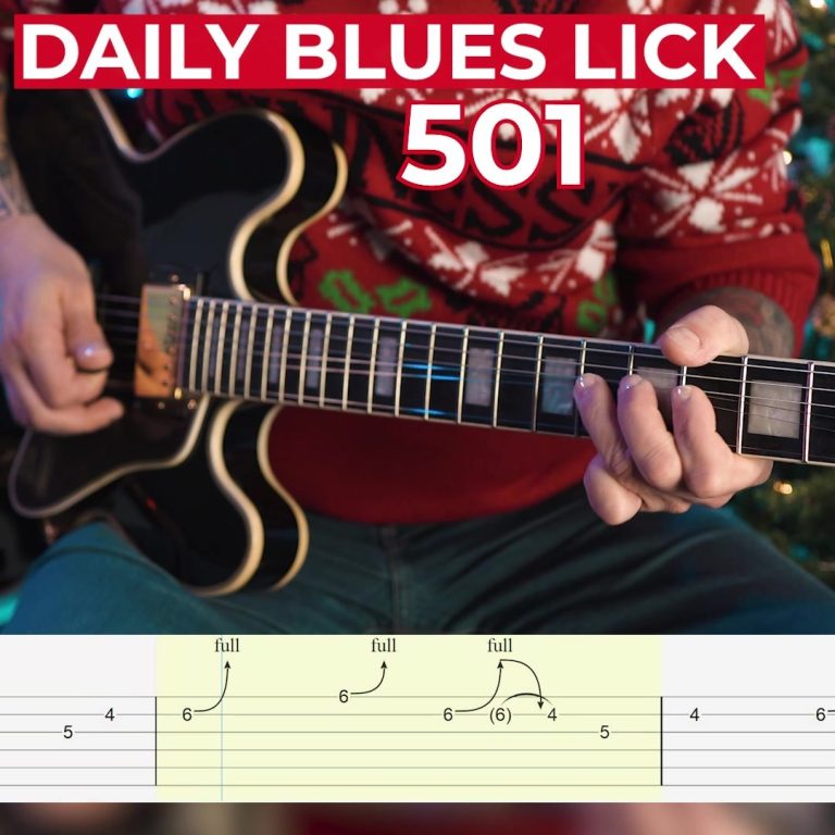 Daily Blues Lick 501