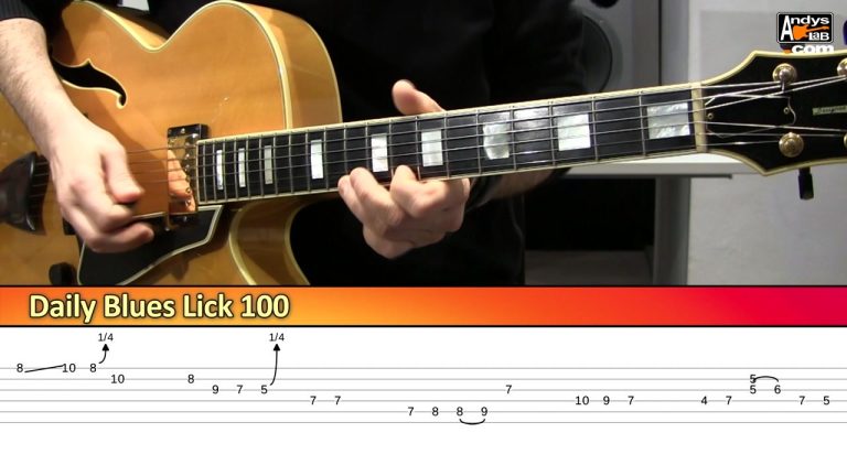 Daily Blues Lick 100