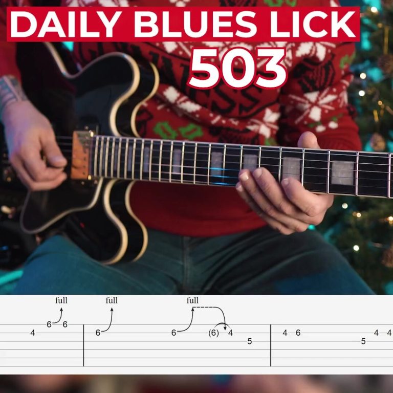 Daily Blues Lick 503