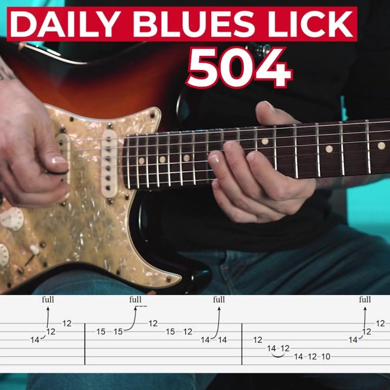 Daily Blues Lick 504