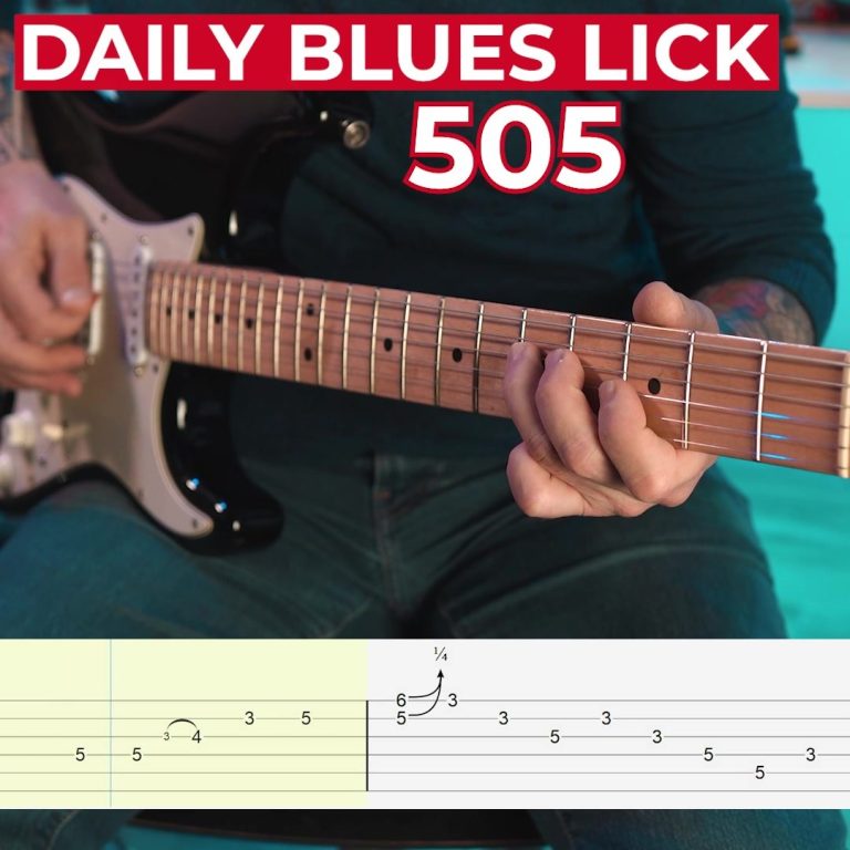 Daily Blues Lick 505