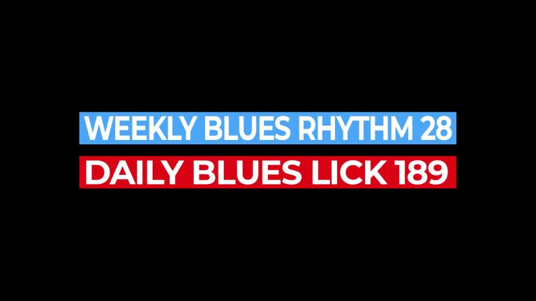 Weekly Blues Rhythm 028