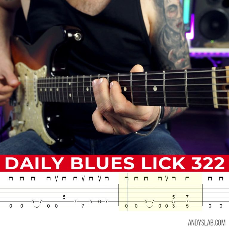Daily Blues Lick 322