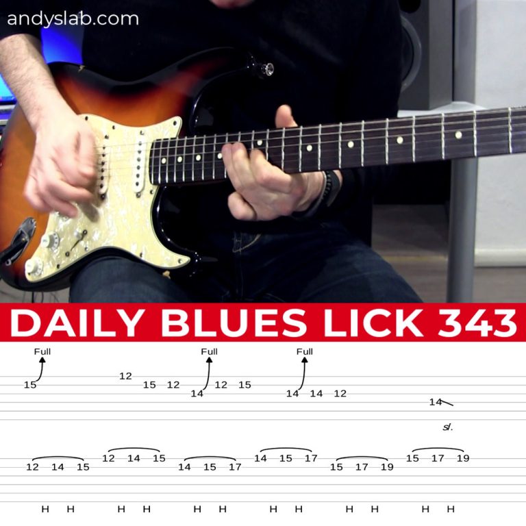 Daily Blues Lick 343