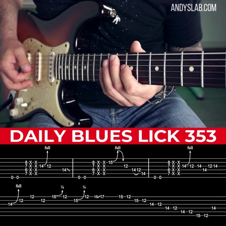 Daily Blues Lick 353