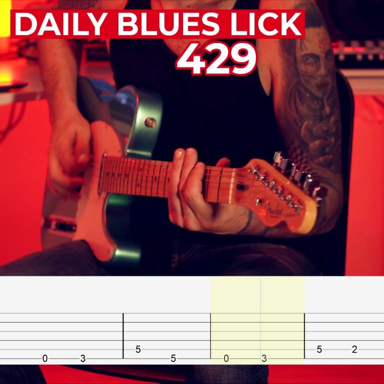 Daily Blues Lick 429
