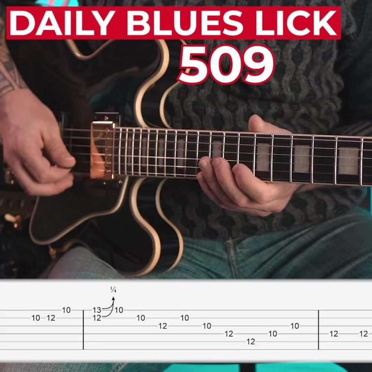Daily Blues Lick 509