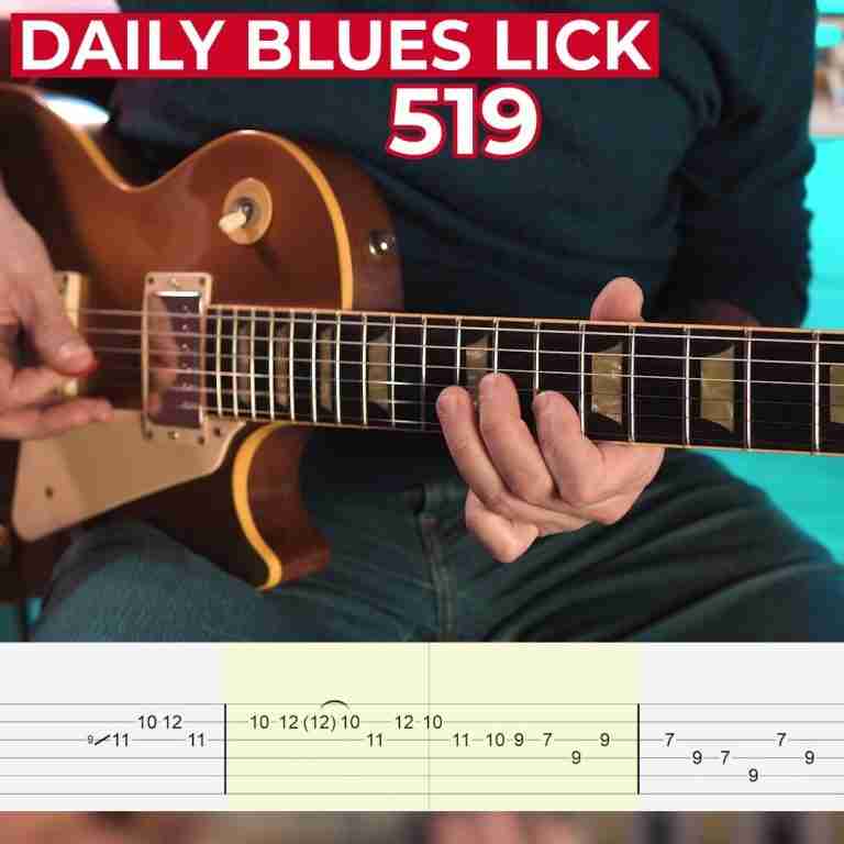 Daily Blues Lick 519
