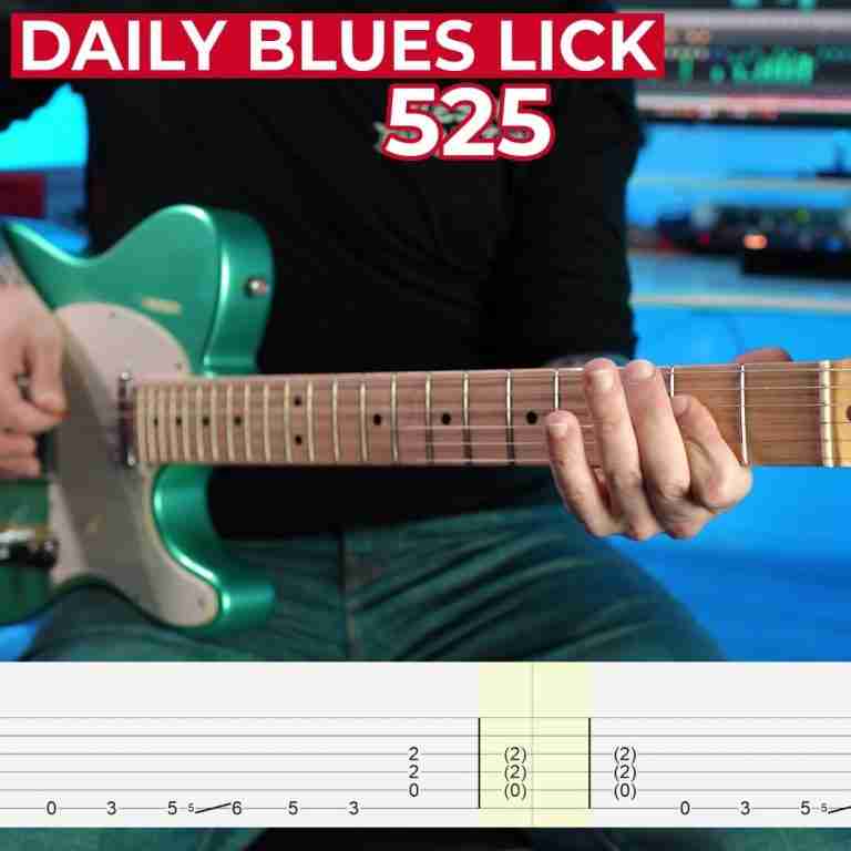Daily Blues Lick 525