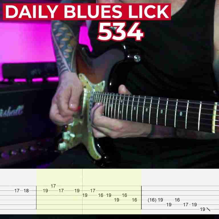 Daily Blues Lick 534