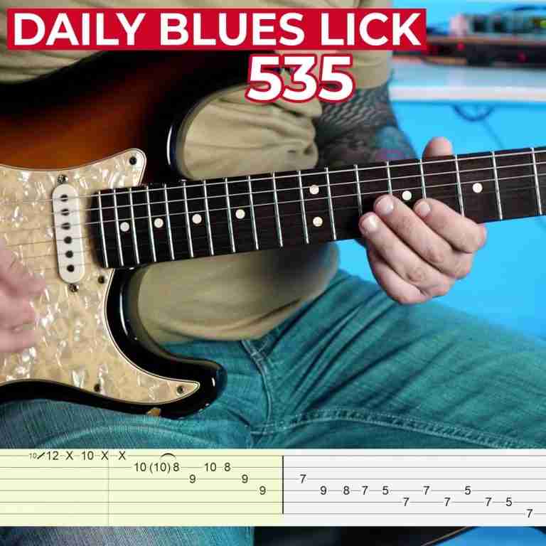 Daily Blues Lick 535