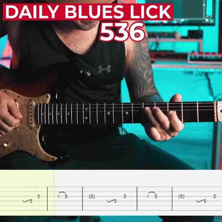 Daily Blues Lick 536