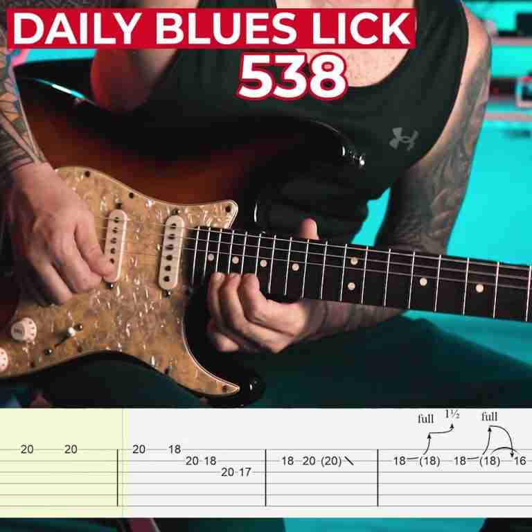 Daily Blues Lick 538