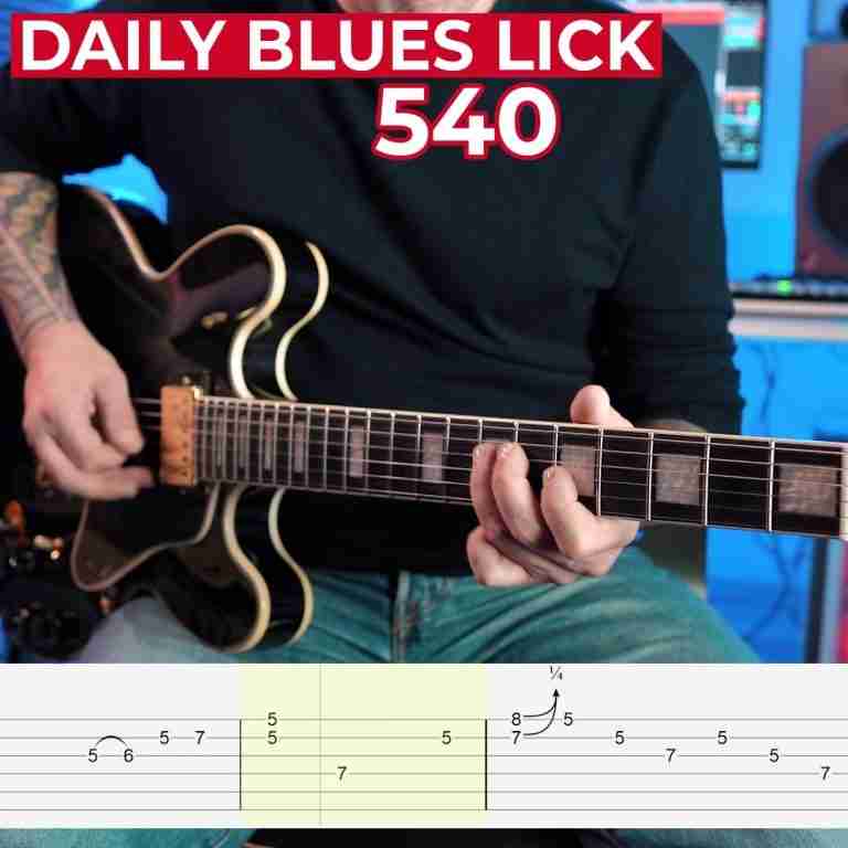 Daily Blues Lick 540