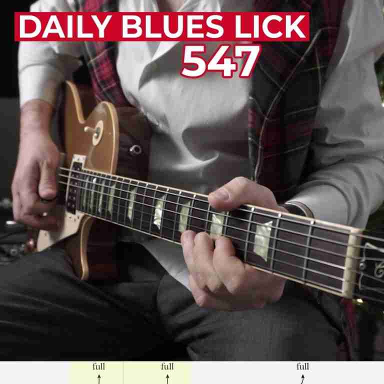 Daily Blues Lick 547