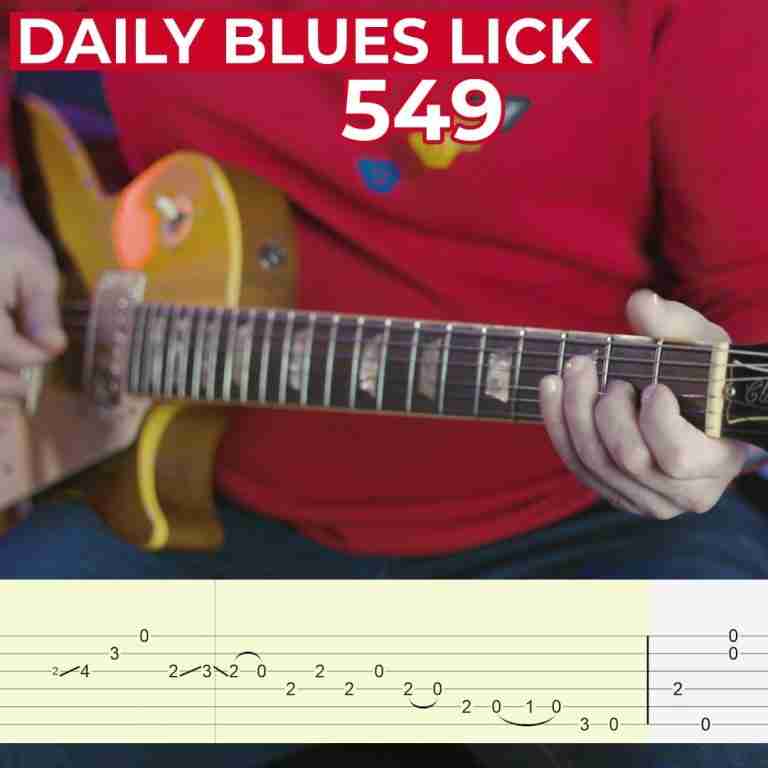 Daily Blues Lick 549