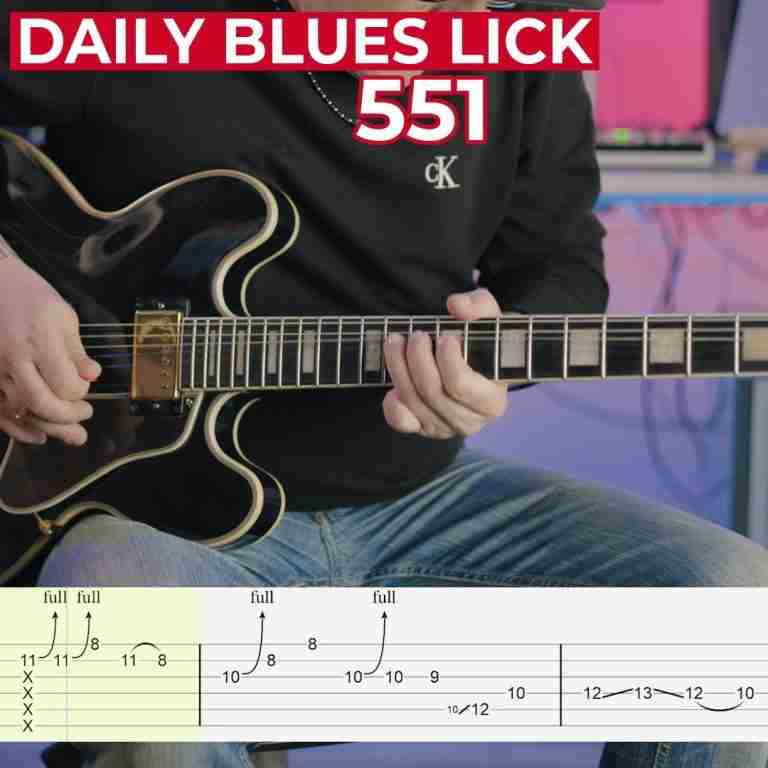 Daily Blues Lick 551