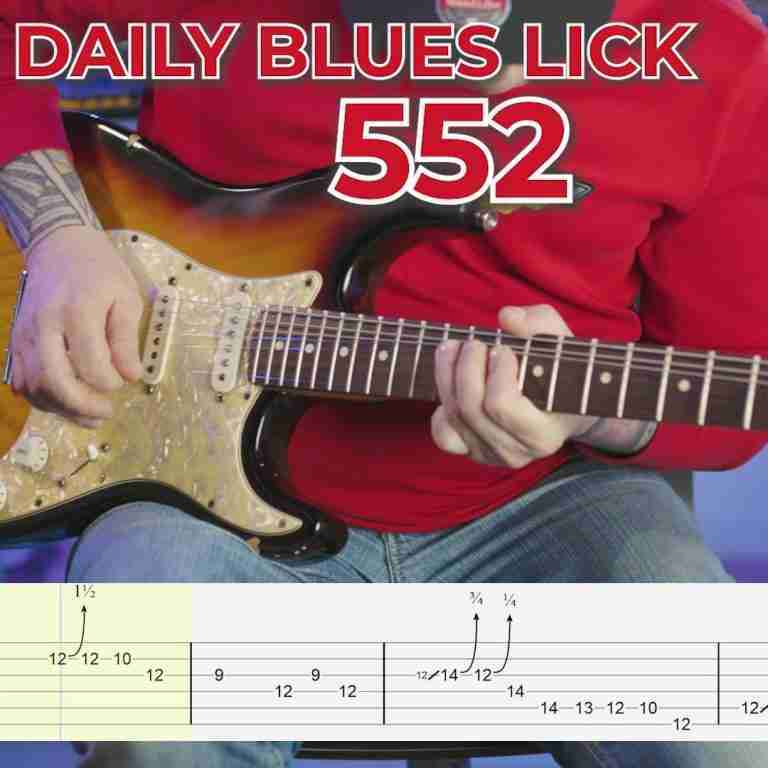 Daily Blues Lick 552