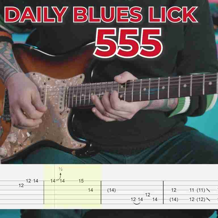 Daily Blues Lick 555