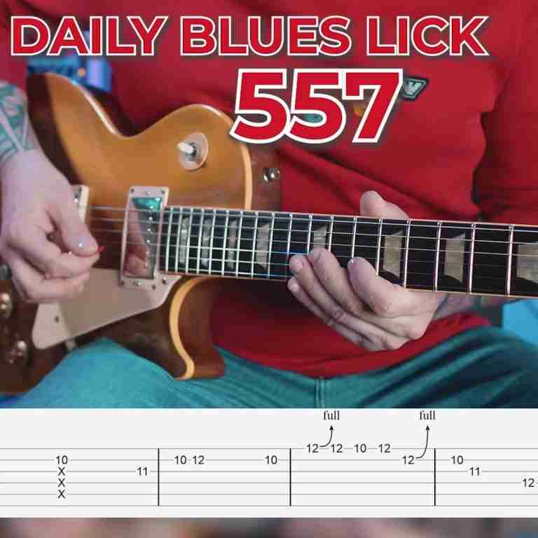 Daily Blues Lick 557