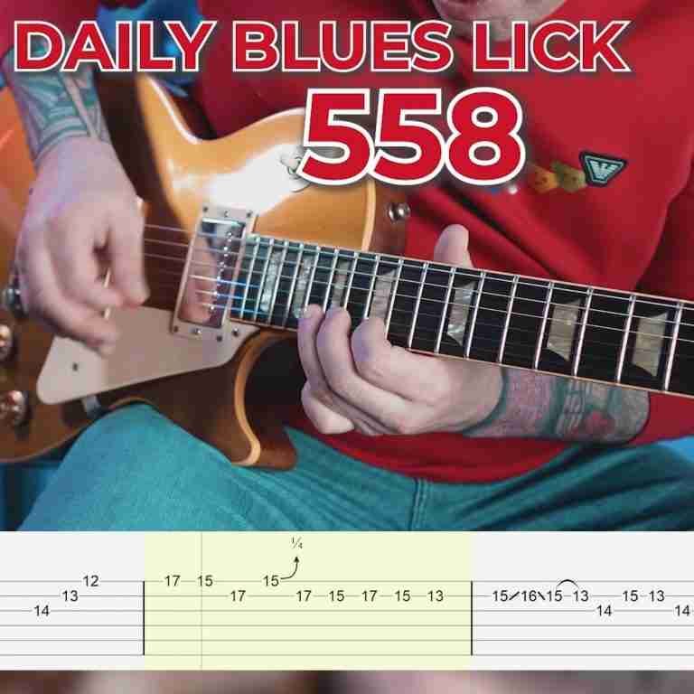 Daily Blues Lick 558