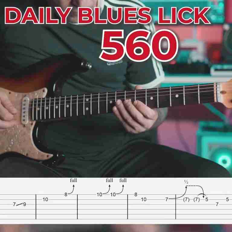 Daily Blues Lick 560