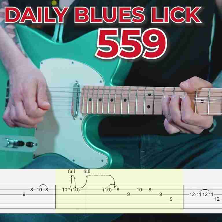 Daily Blues Lick 559