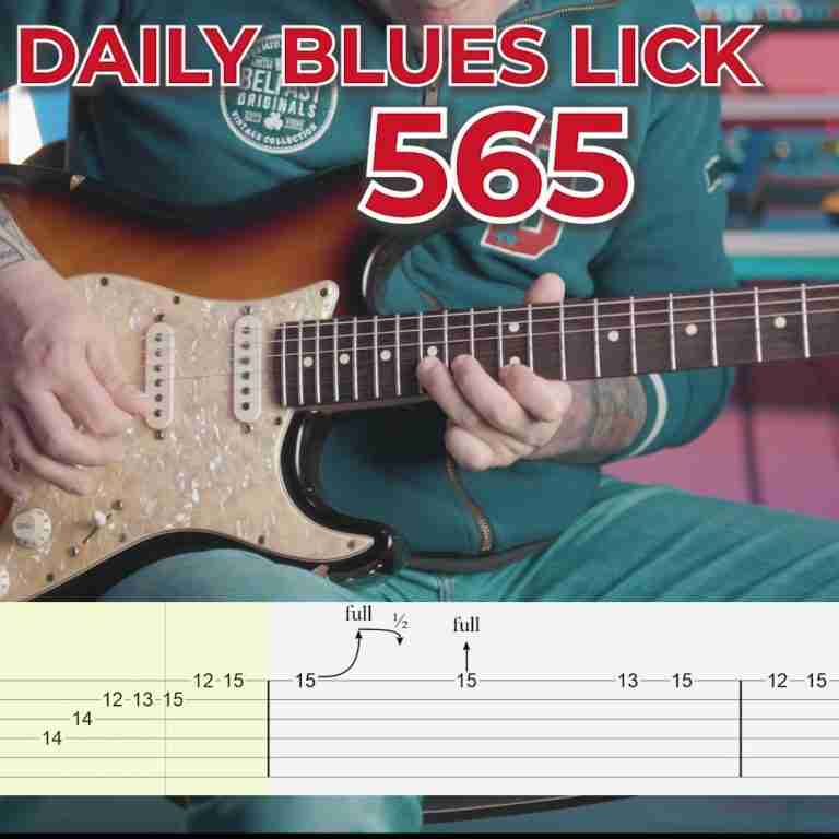 Daily Blues Lick 565