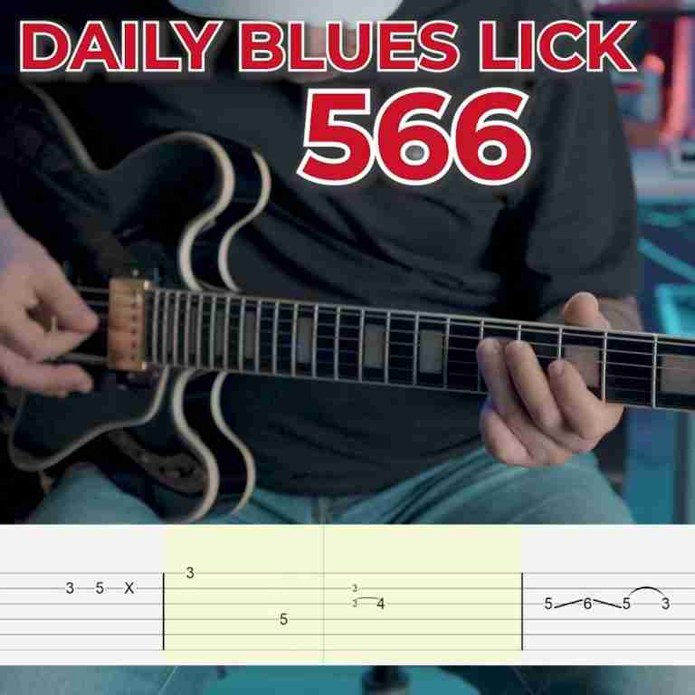 Daily Blues Lick 566