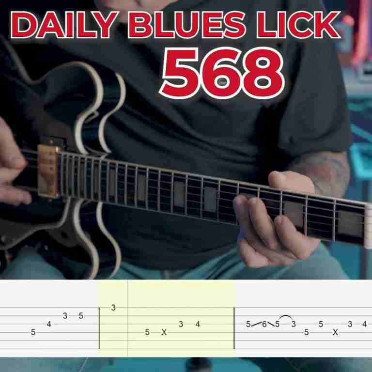 Daily Blues Lick 568