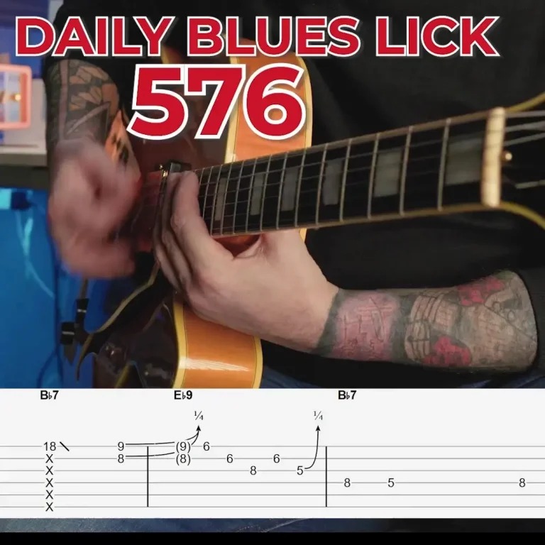 Daily Blues Lick 576