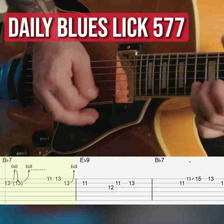 Daily Blues Lick 577